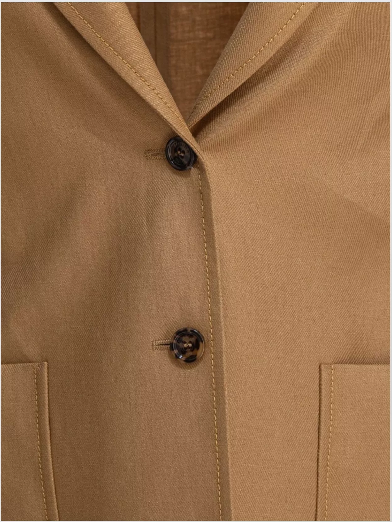 Shop Max Mara Jackets With Notch Lapel And Single-breasted