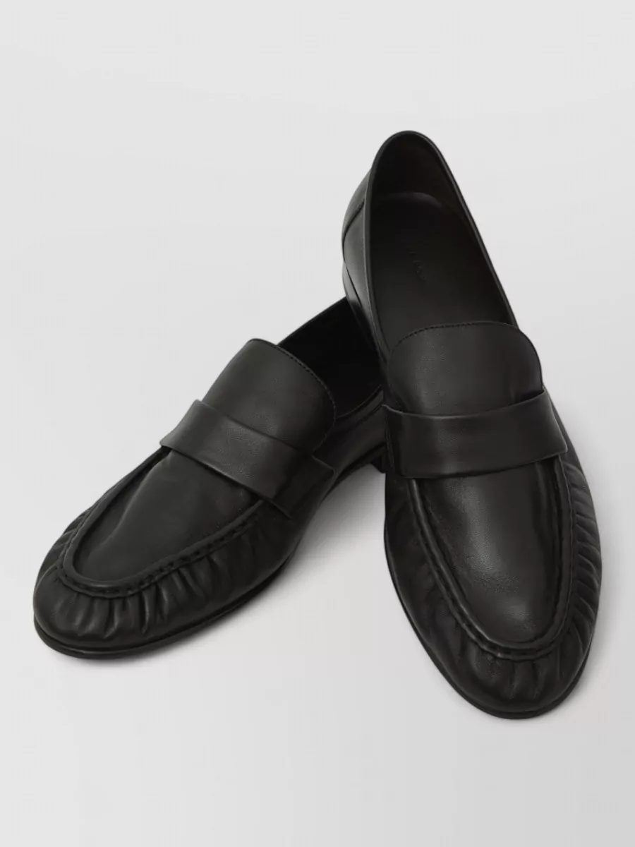 The Row Leather Loafers