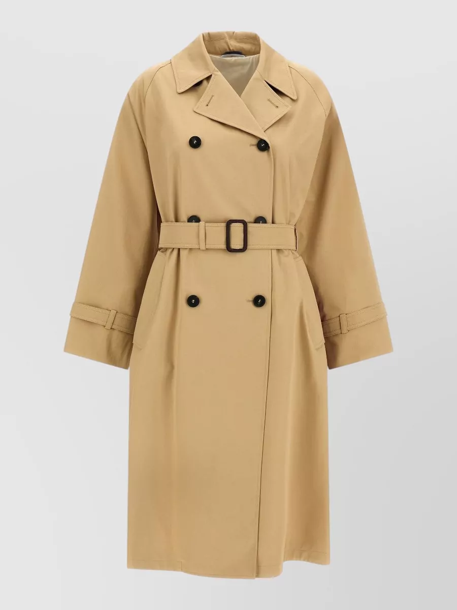 Weekend Max Mara cotton double-breasted trench coat