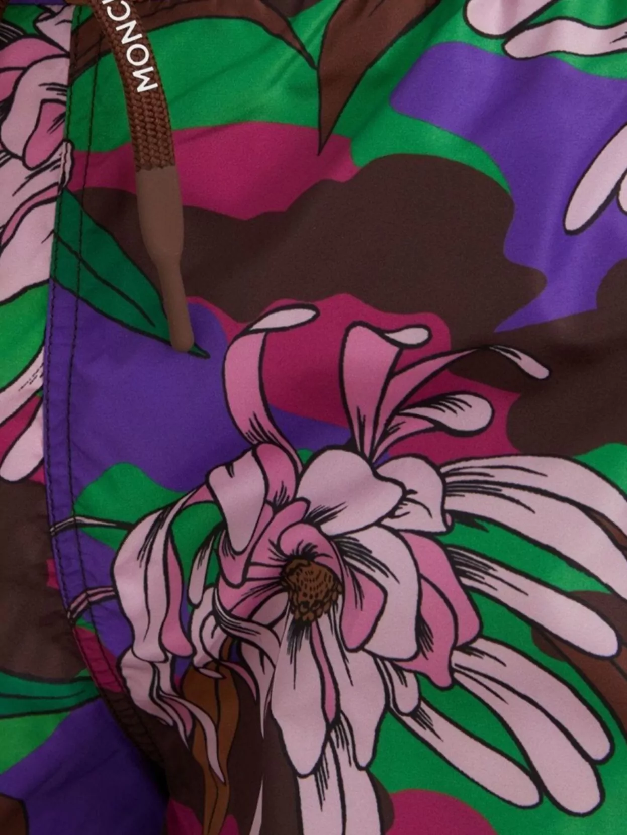 Moncler Multicoloured Floral Print Swim Boxer