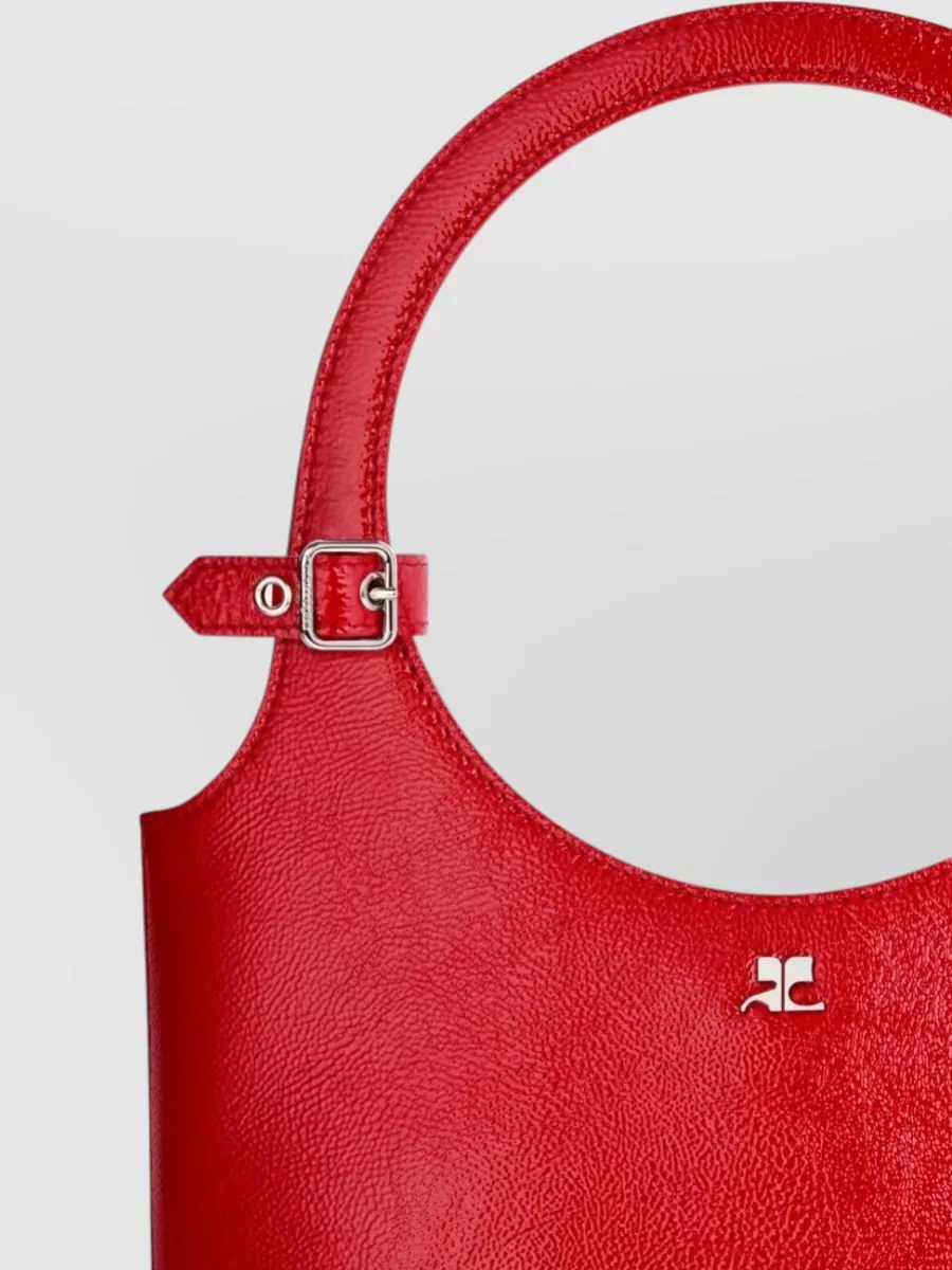 Courrèges Très Courrèges Leather Shoulder Bag