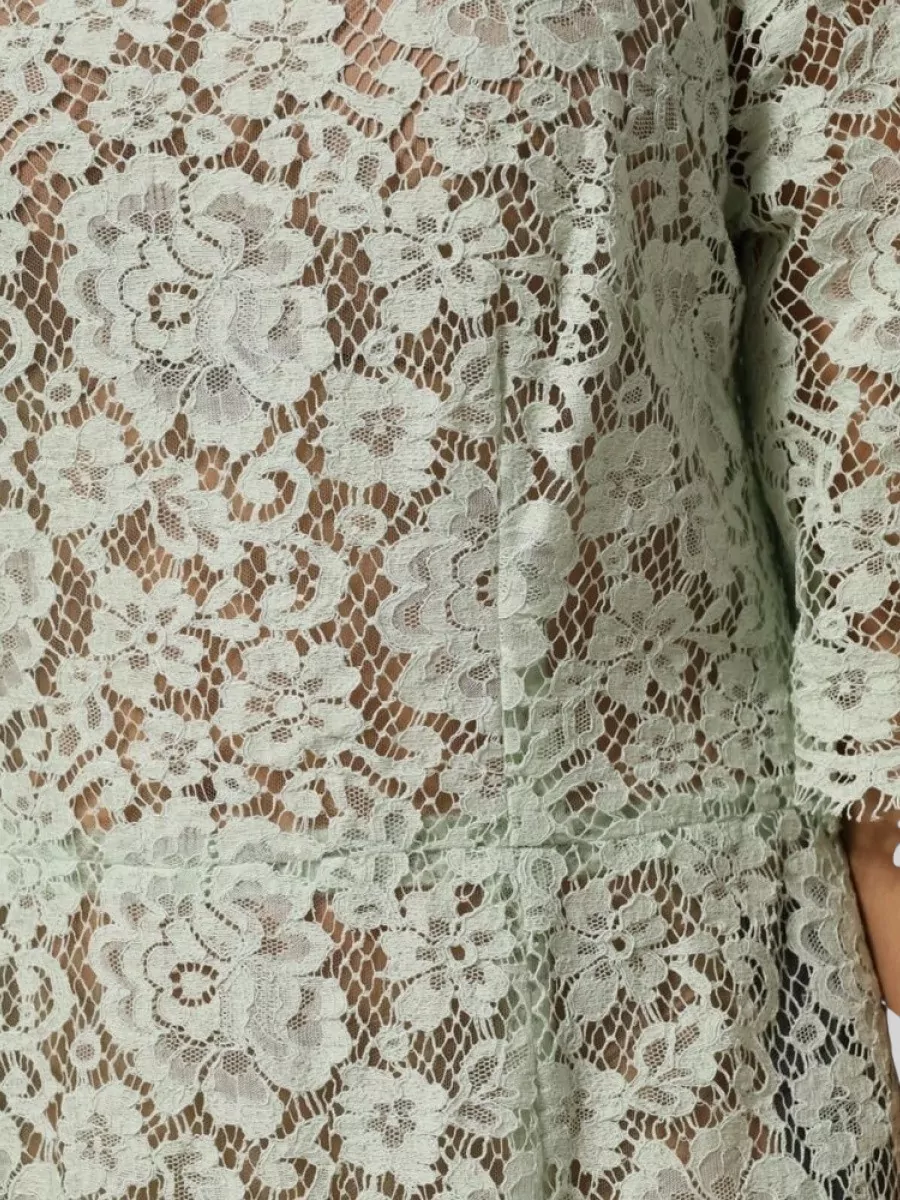Dolce&Gabbana Floral Lace Midi Dress