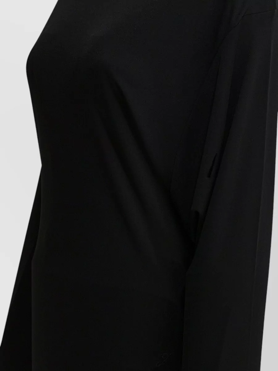 Jacquemus Mistral Dress Long Sleeves Draped Back