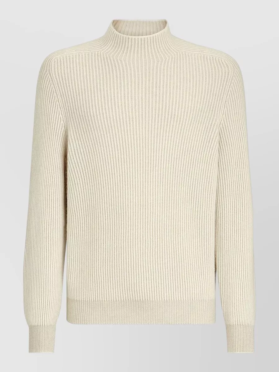 Brunello Cucinelli cashmere english rib turtleneck sweater