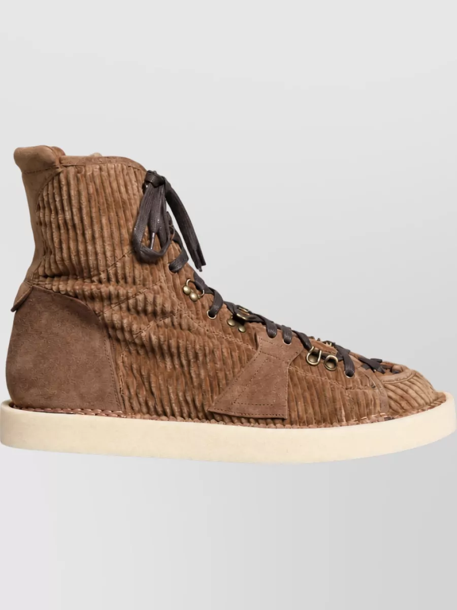 Dolce&Gabbana Corduroy High Top Sneakers