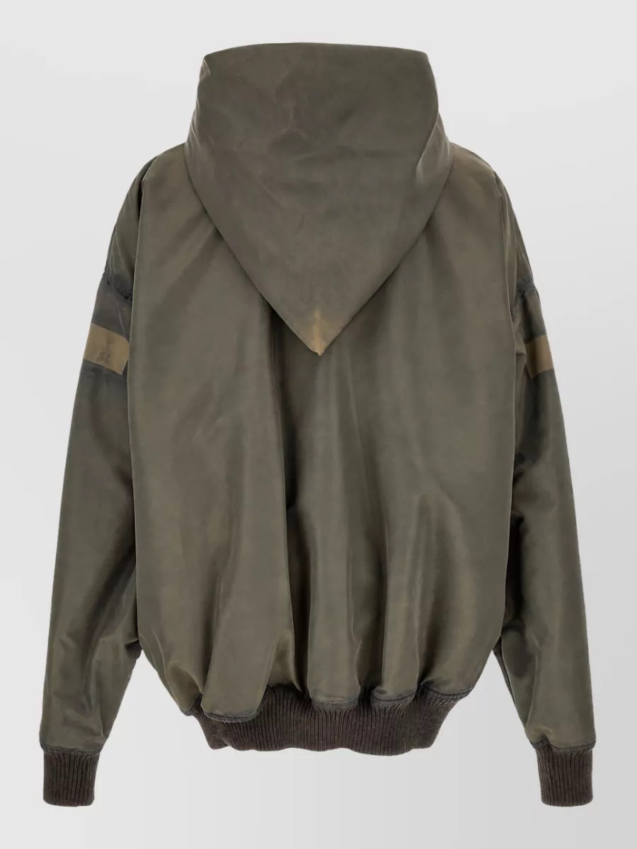 Rick Owens Padded Oversized Hooded Coat