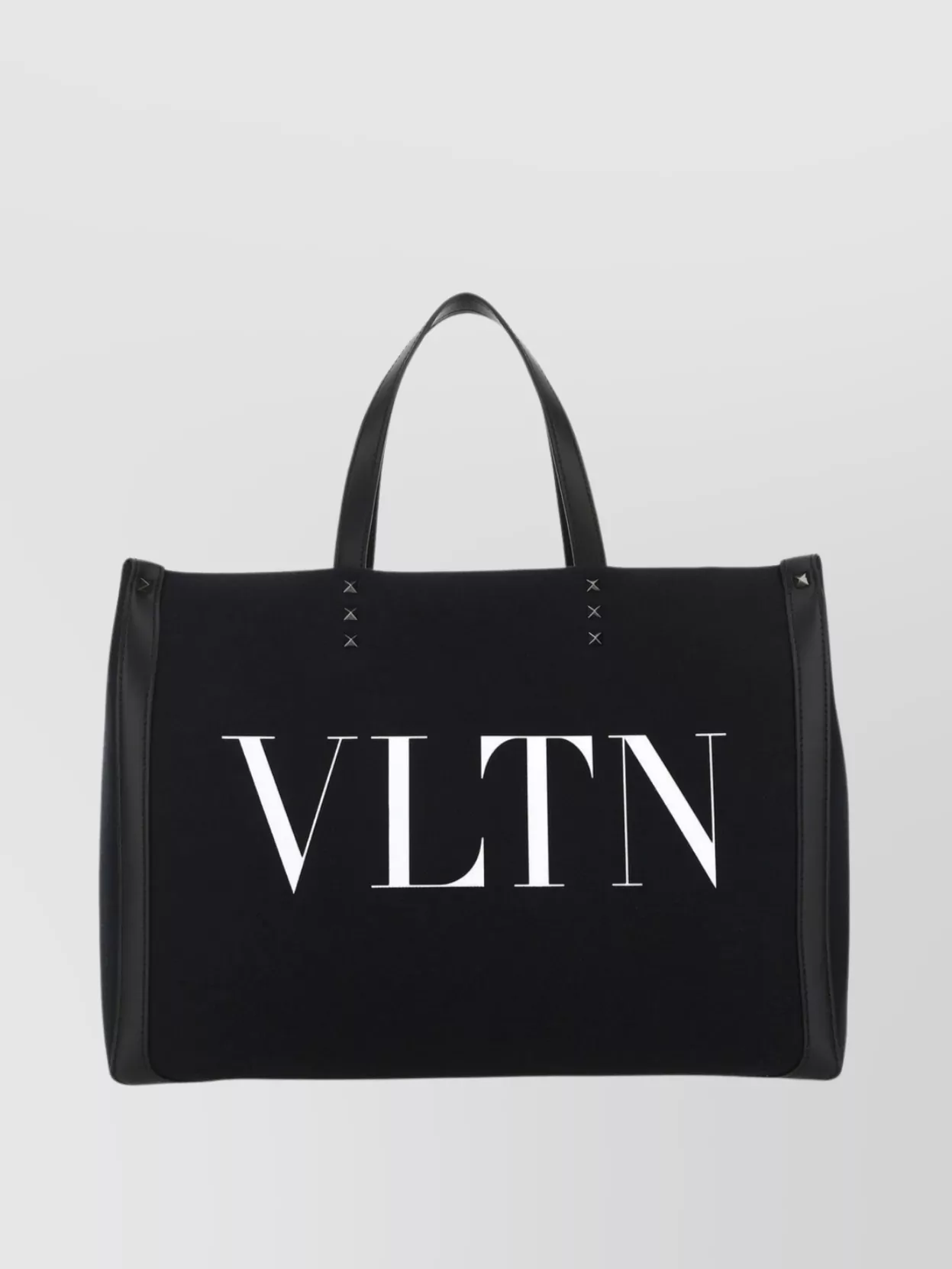 Shop Valentino Canvas Vltn Ecolab Shopping Bag