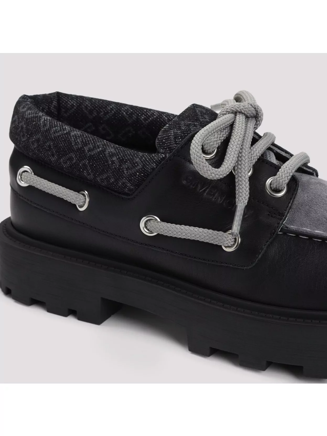 Givenchy Storm Boat Shoes Contrast Stitching