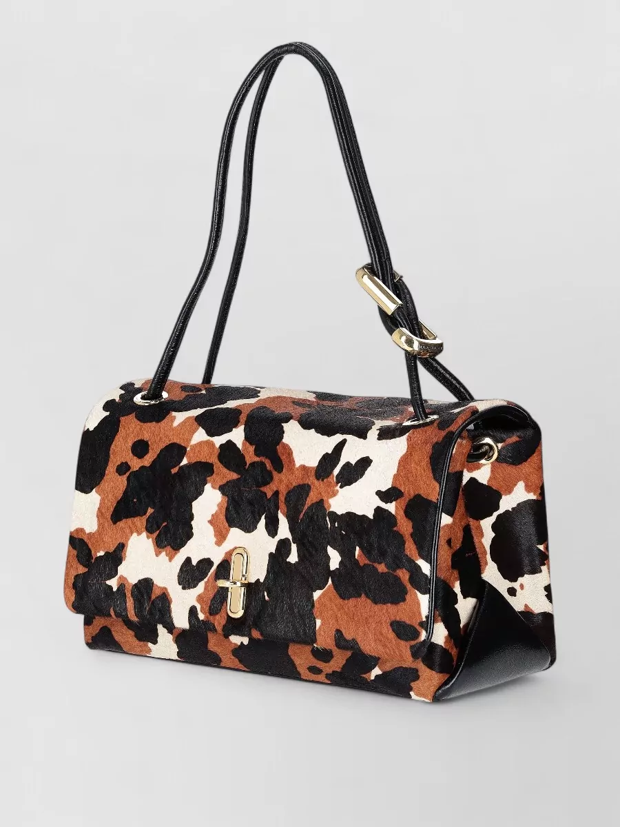 Marc Jacobs Haircalf Leather Shoulder Bag