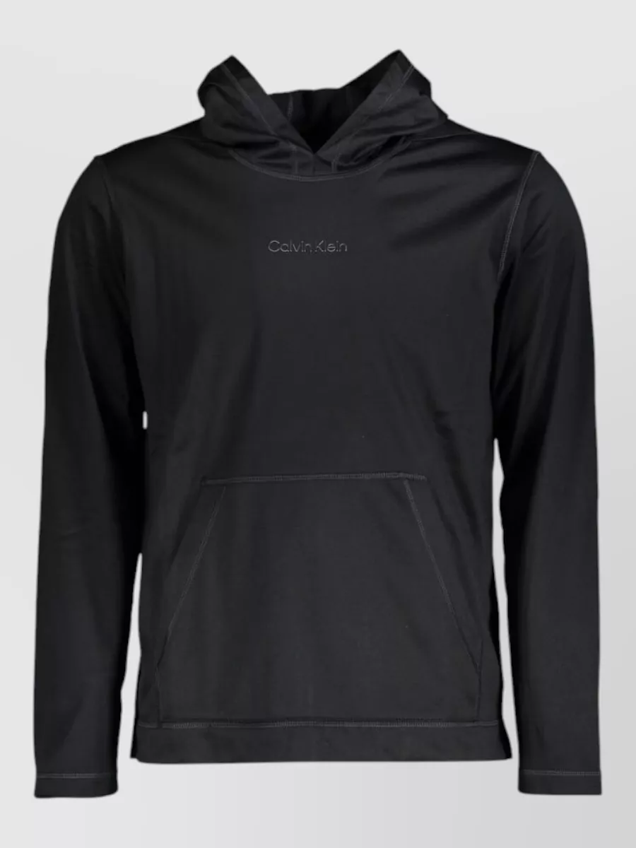 Calvin Klein logo print hooded jacket