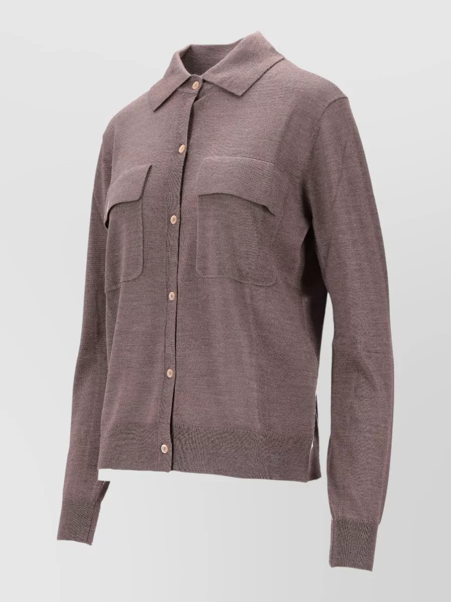 Parosh Cashmere Wool Silk Cardigan