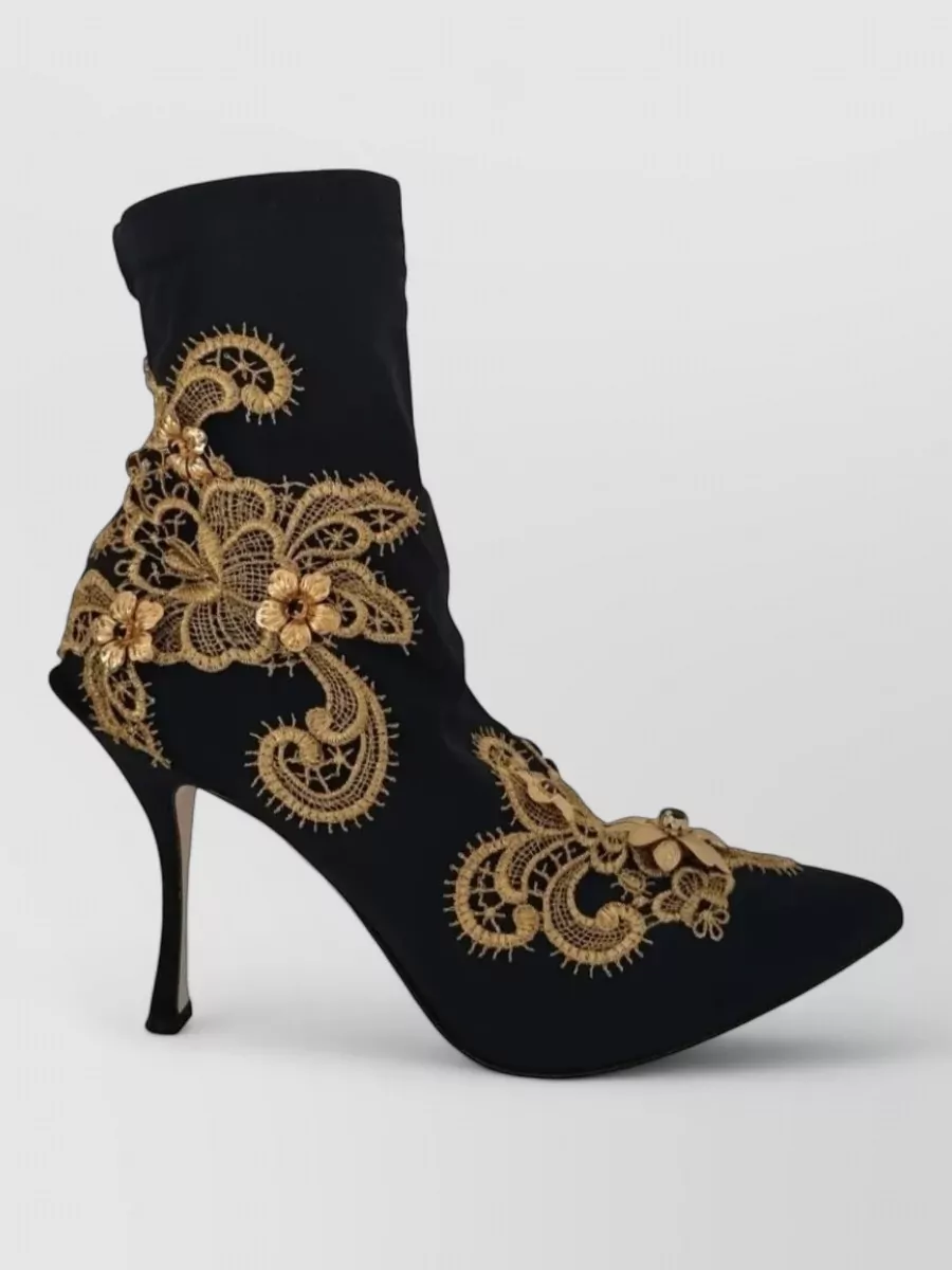 Dolce&Gabbana Embellished Ankle Boots