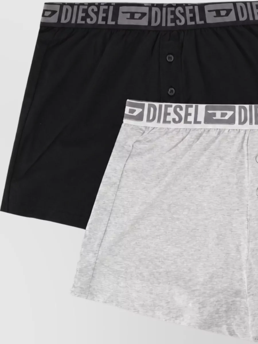 Diesel cotton boxer briefs 2-pack
