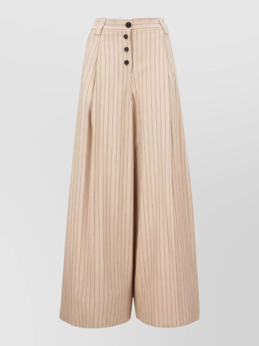 Paul Smith embroidered wide-leg trousers