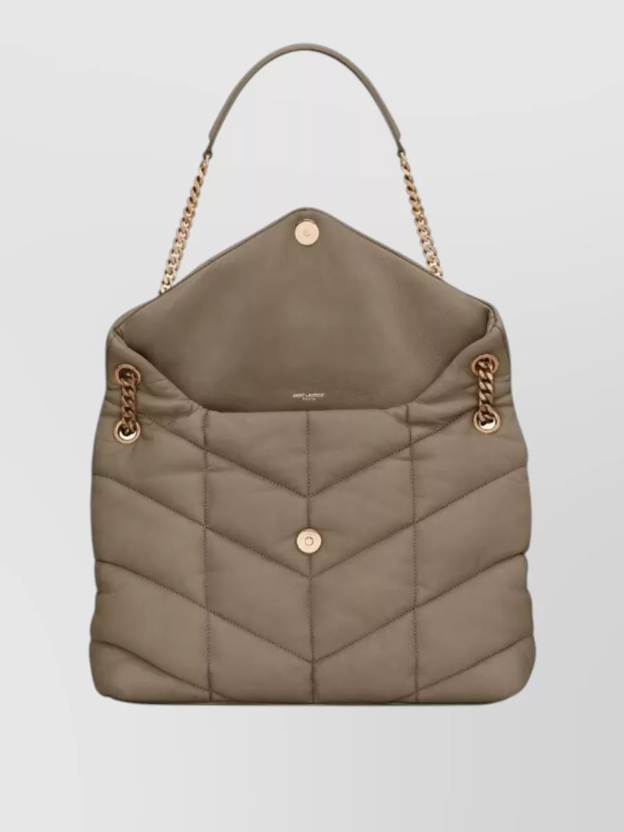 Saint Laurent Loulou Medium Leather Shoulder Bag