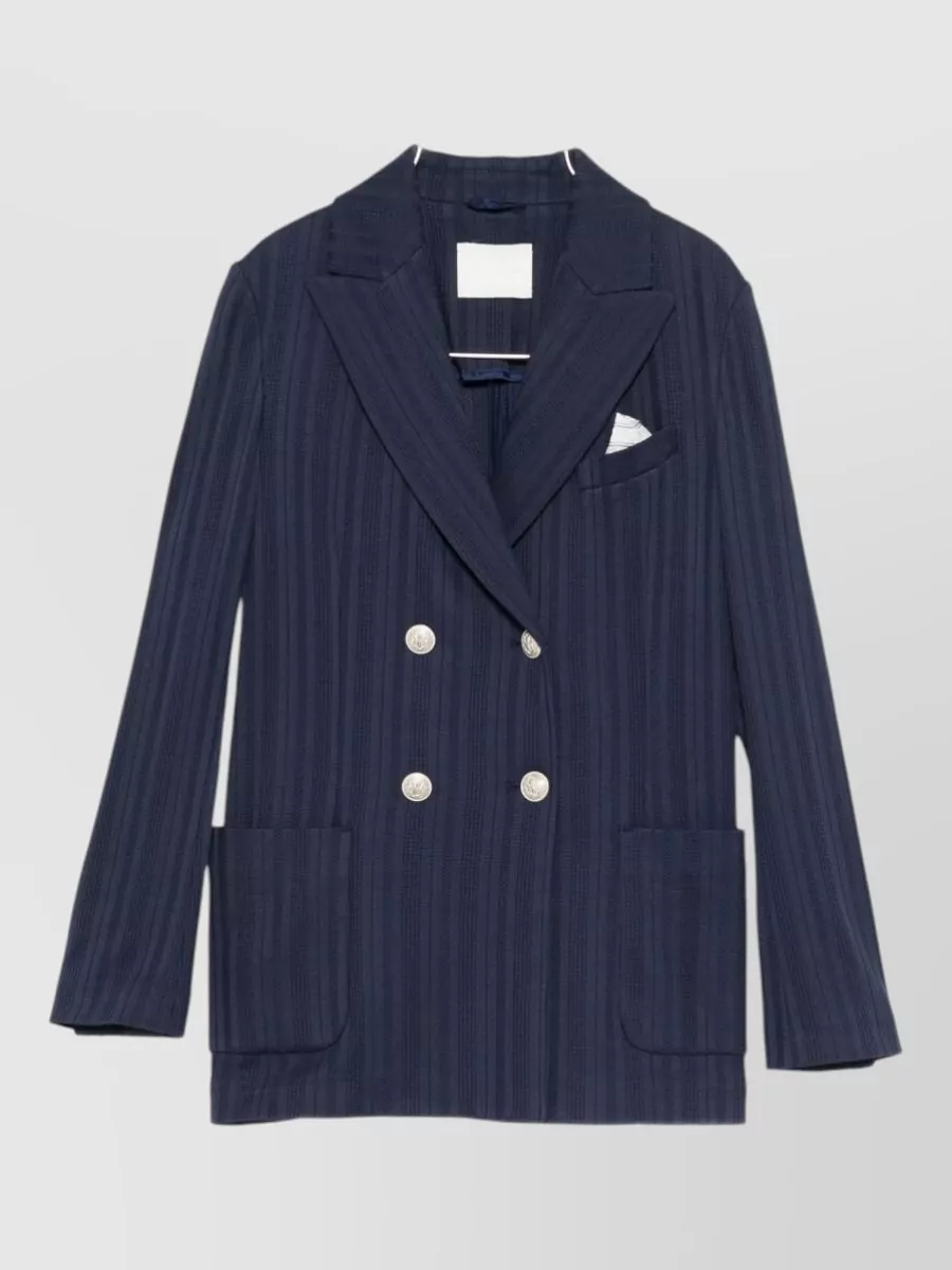 Circolo 1901 Cotton double-breasted jacket