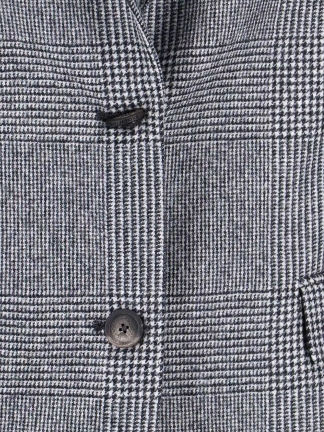 Tagliatore Check Pattern Notch Lapel Front Pockets Blazer