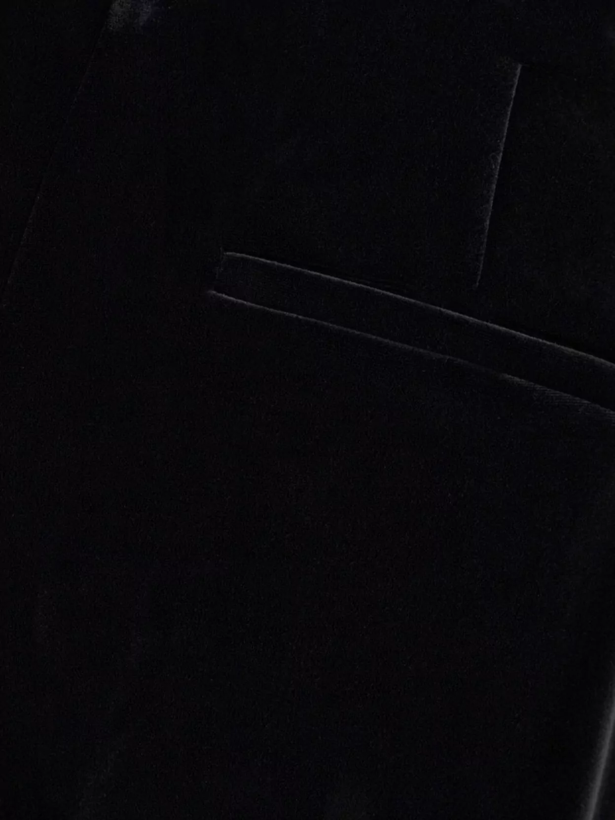 Sportmax Velvet Trousers In Black