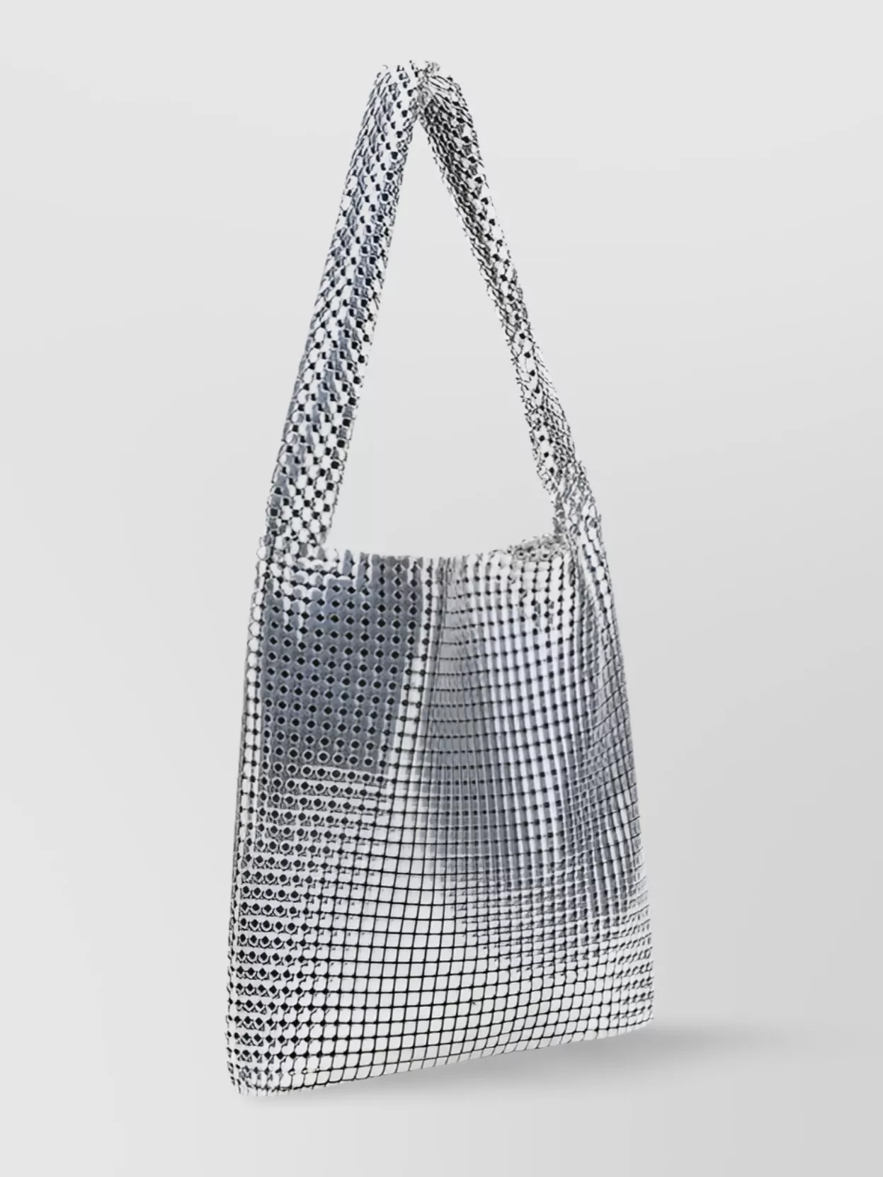 Shop Rabanne Pixel Mesh Chainmail Shoulder Bag