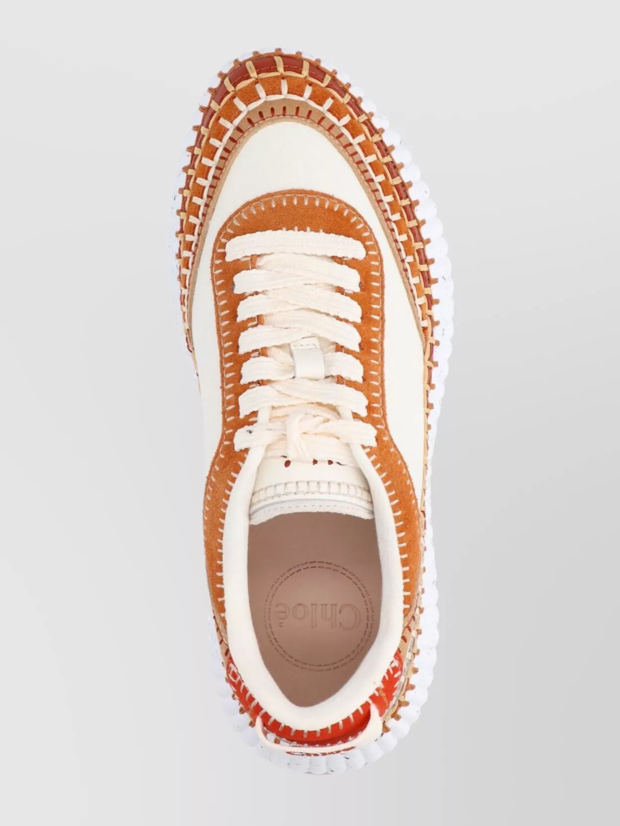 Chloé Animal Print Low Top Sneakers With Texture