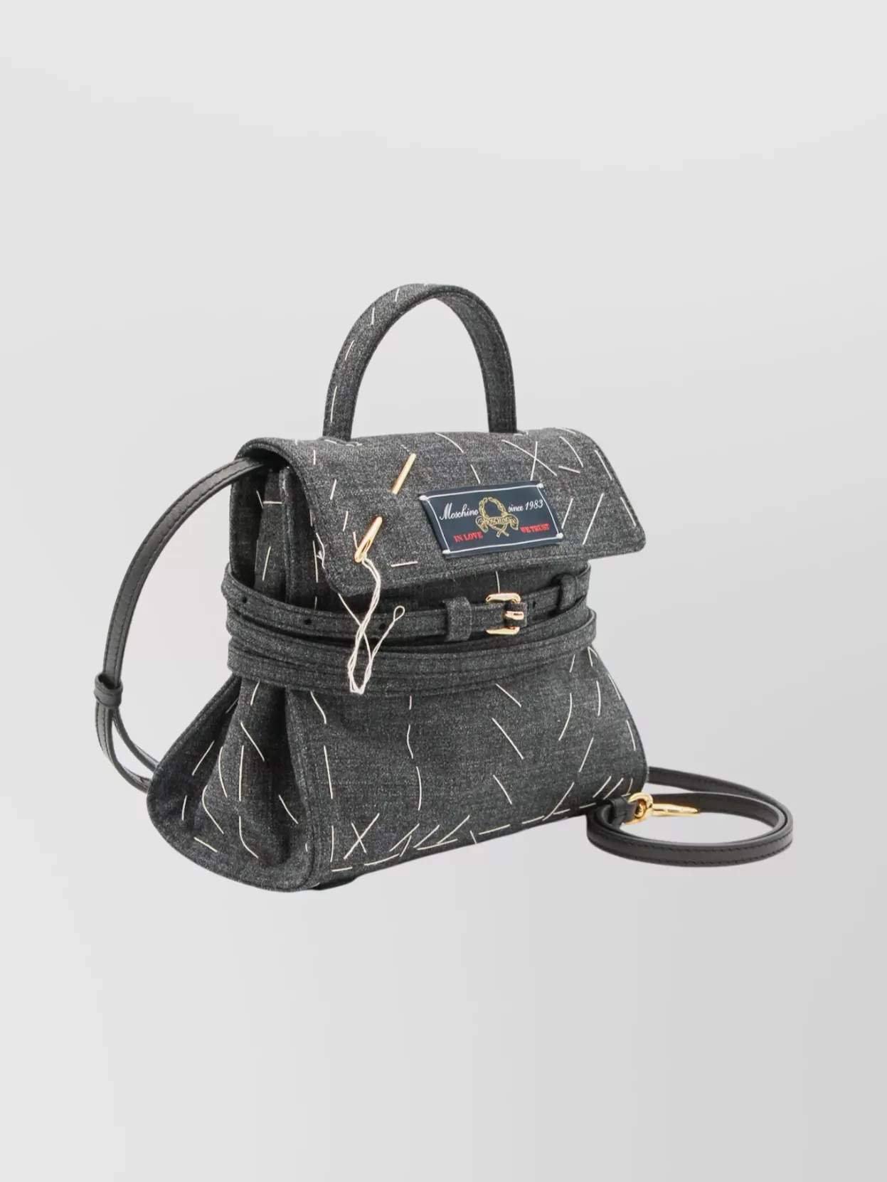 Moschino Stylish Shoulder Bag Top Handle