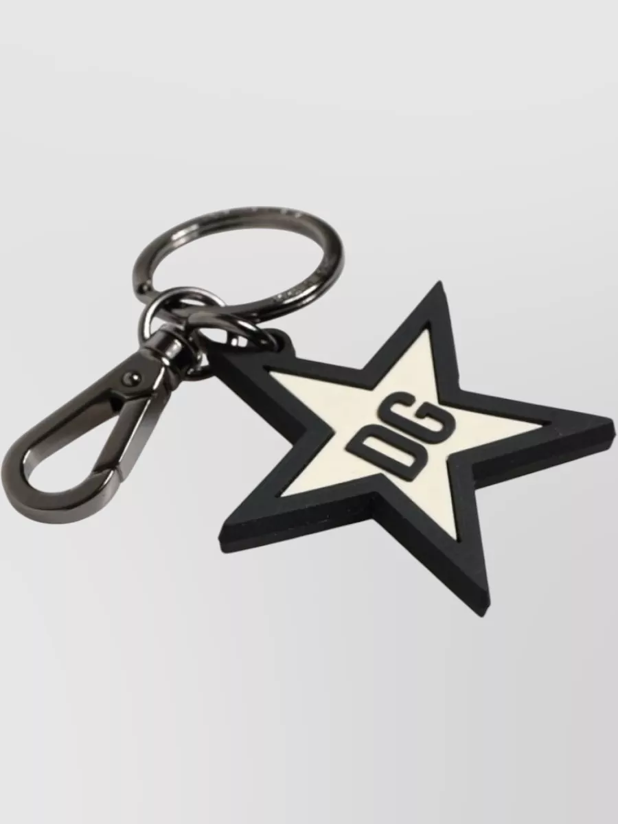 Dolce&Gabbana Logo Star Keychain