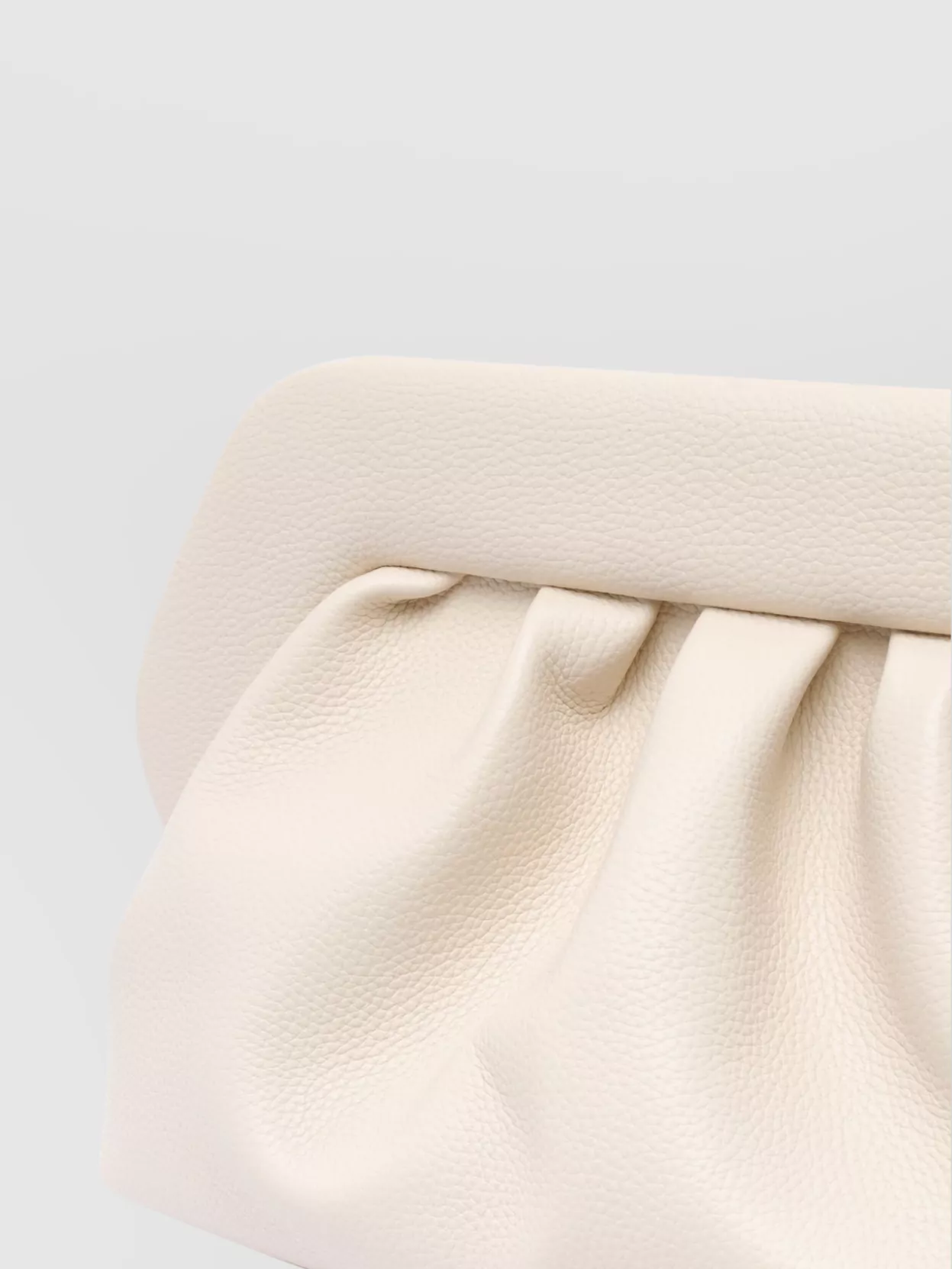 Themoiré Hand Pleated Rectangular Cross-Body Bag