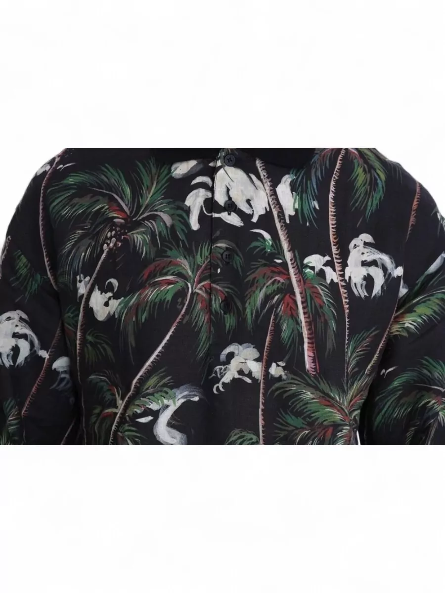 Dolce&Gabbana Printed Short-Sleeve Polo Shirt