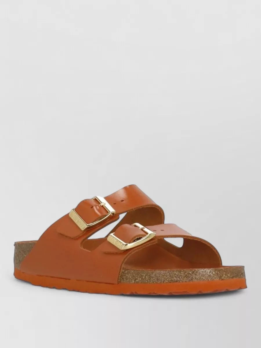Birkenstock leather slides