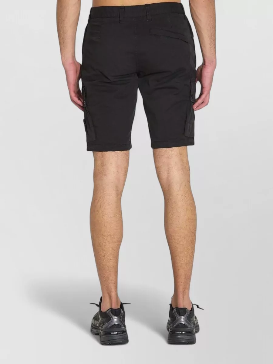 Stone Island Slim Bermuda Shorts Knee Length Stretch