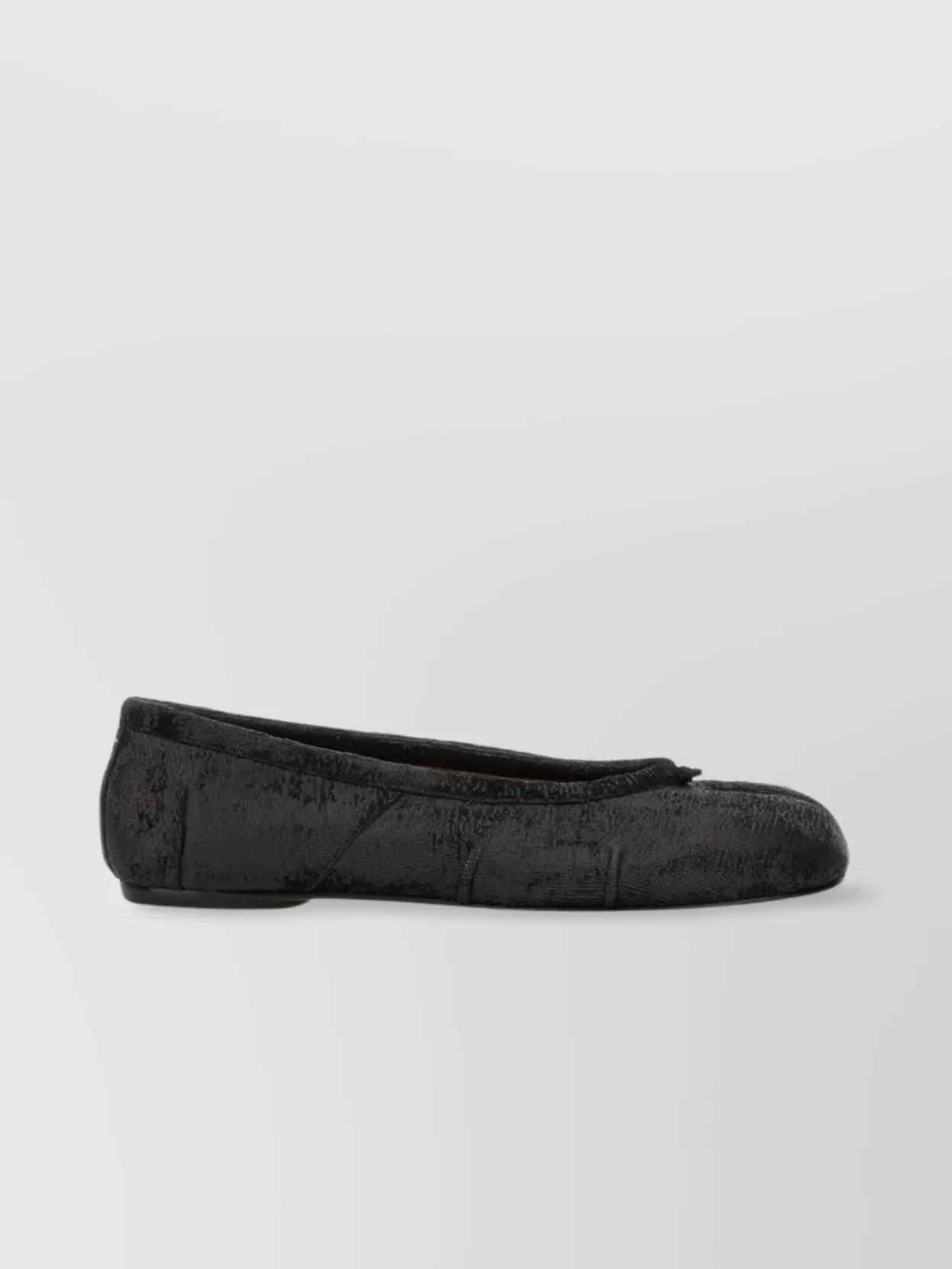 Maison Margiela Split Toe Textured Finish Ballerina Shoes