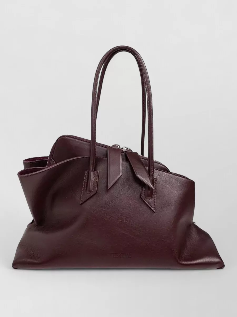 The Attico Medium Leather Tote Bag