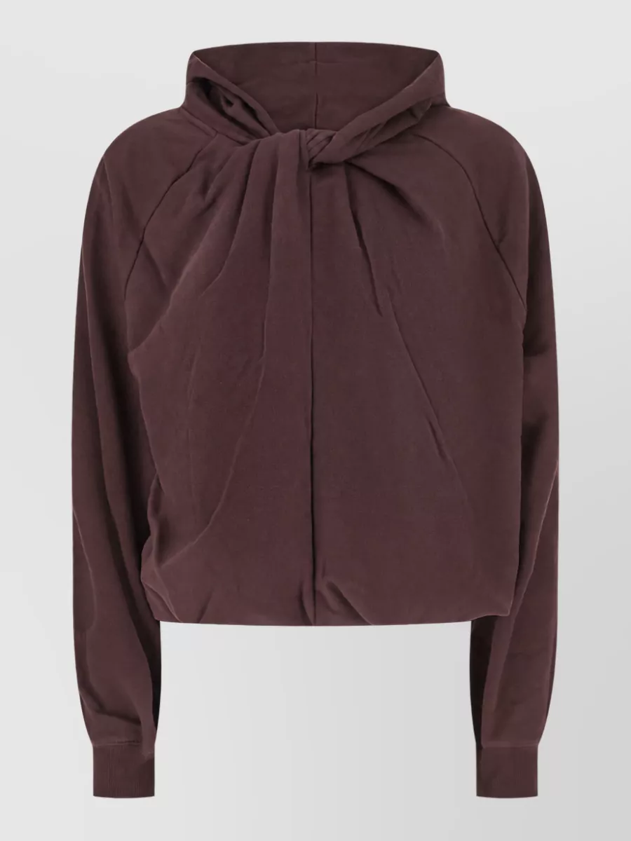 Dries Van Noten Cotton Sweatshirt In Brown