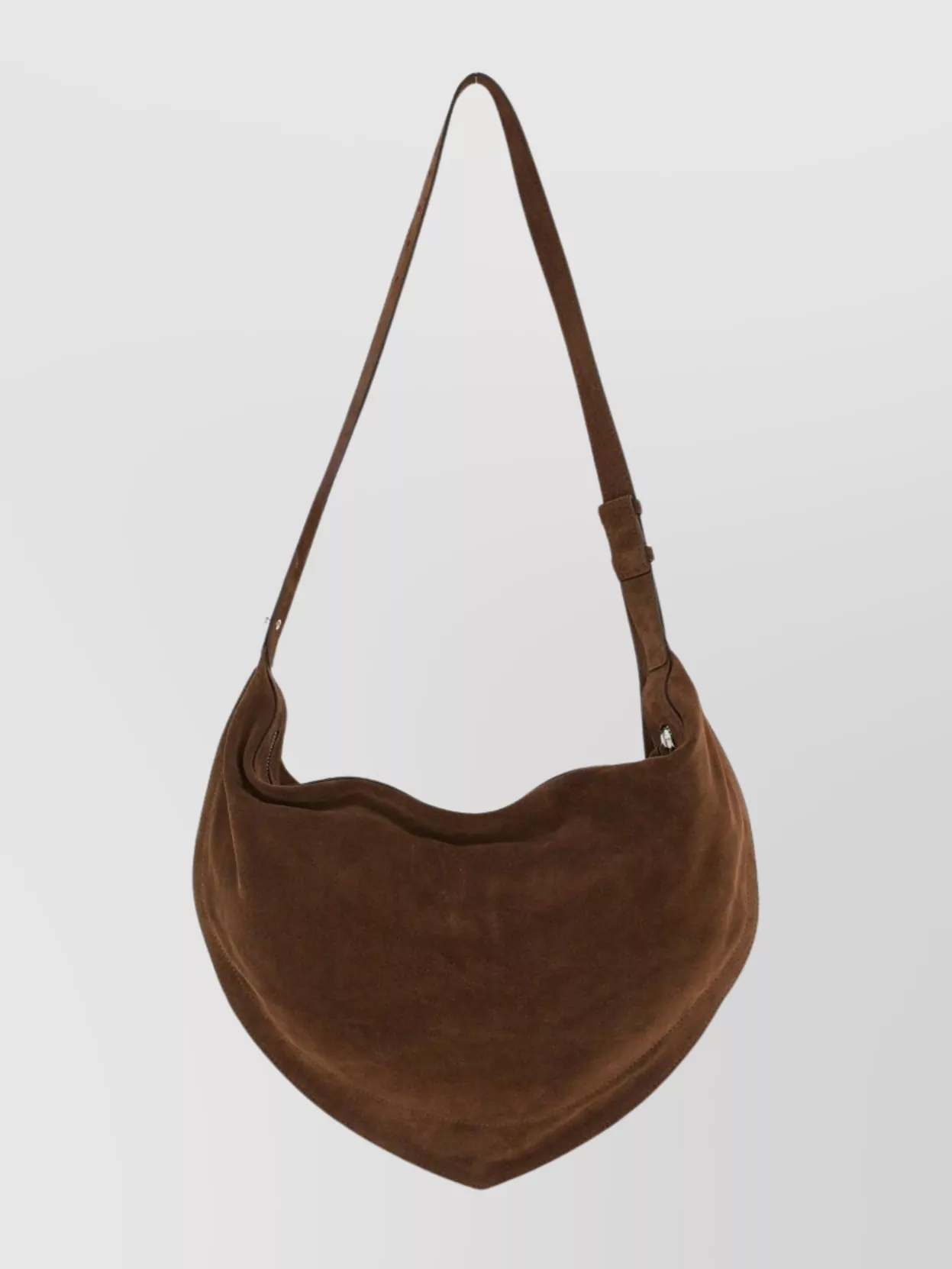 Federico Cina Beige Tortellino Draped Shoulder Bag In Brown