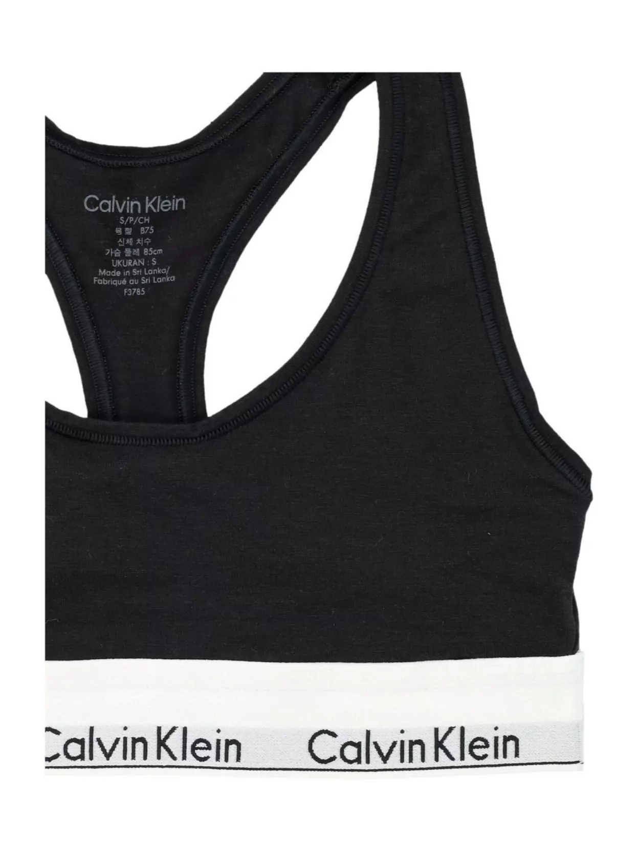 Calvin Klein Velvet Ribbed Bralette