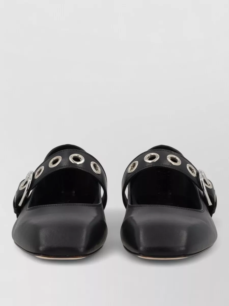Aeyde leather mary jane ballerina shoes