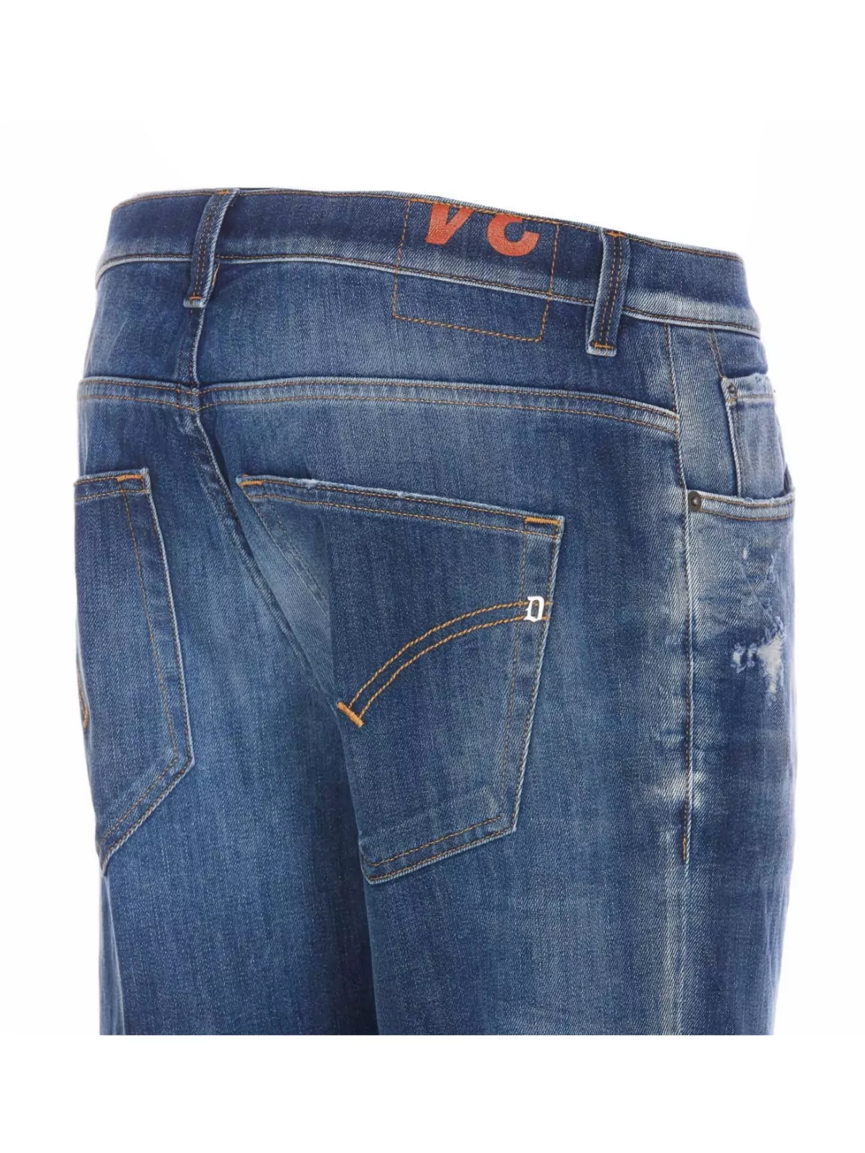 Dondup Carrot Fit Trousers Faded Effect