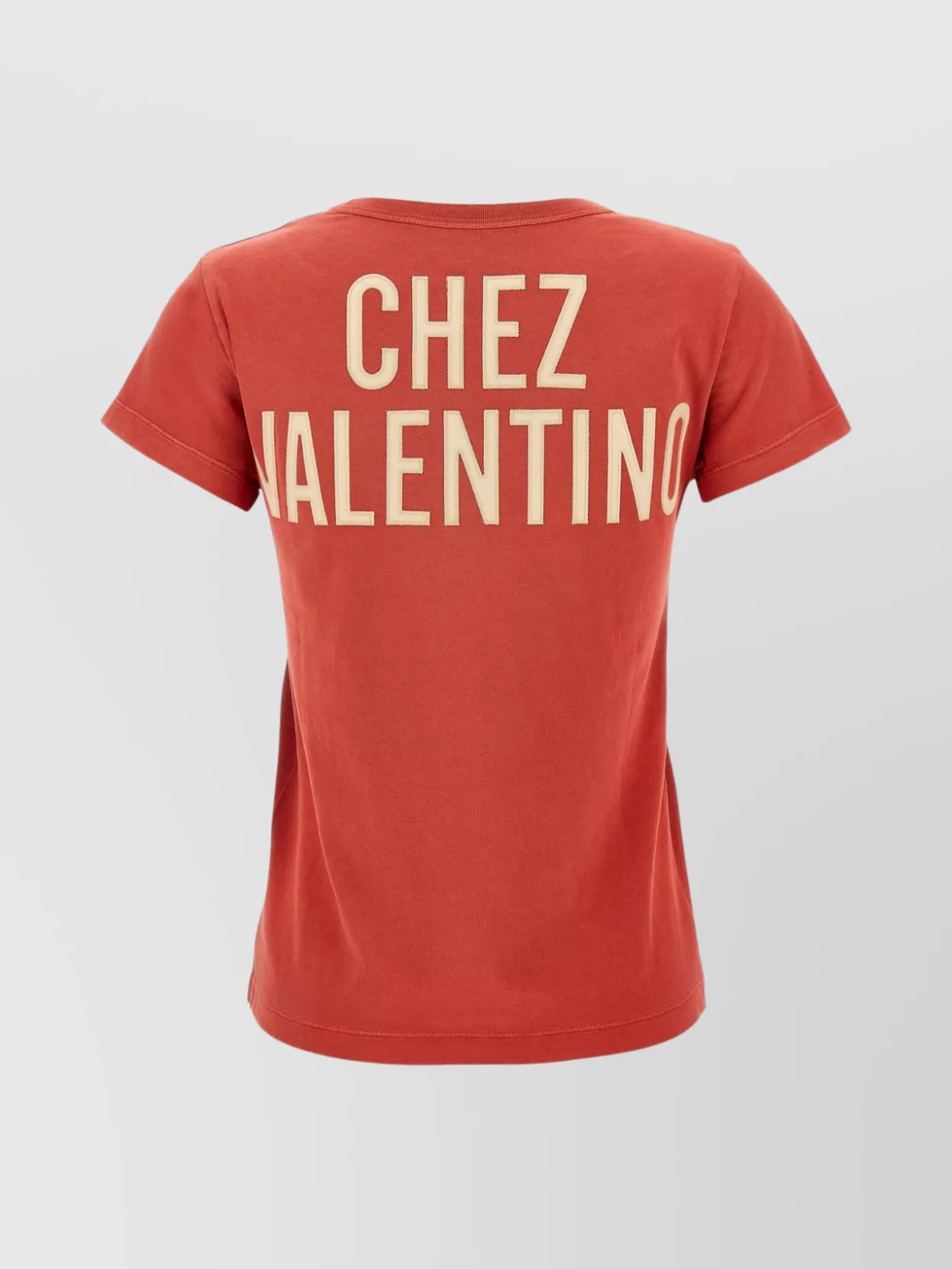 Valentino Panther Lady Graphic Print Crew Neck T-shirt In Red