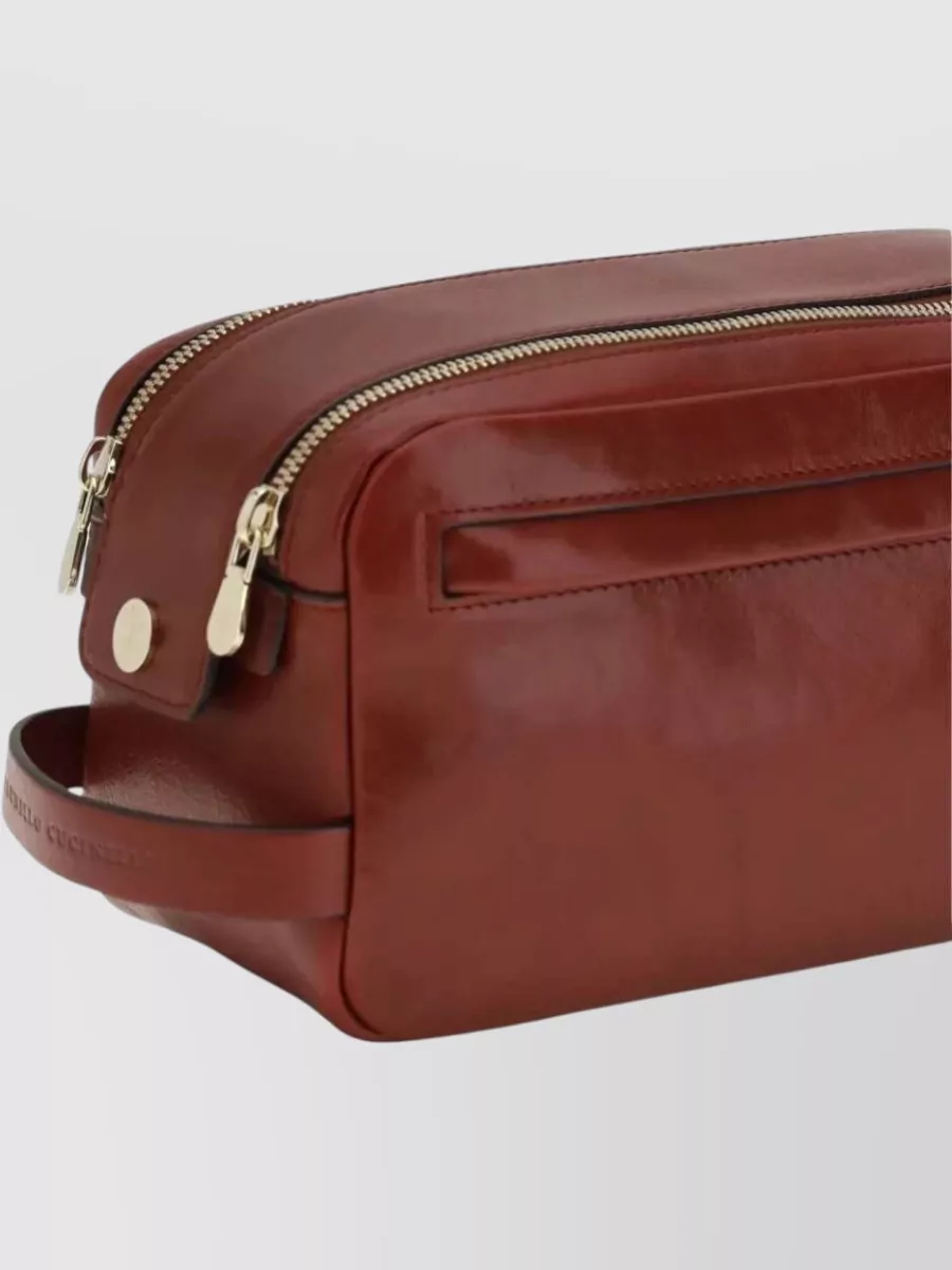 Brunello Cucinelli Leather Beauty Case