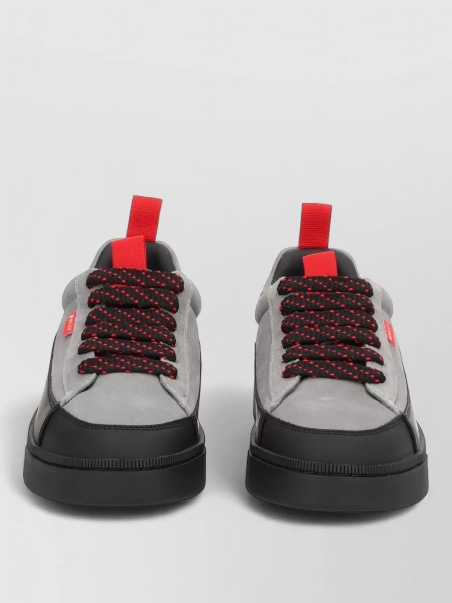 Bally Calf Leather Lace-Up Sneakers