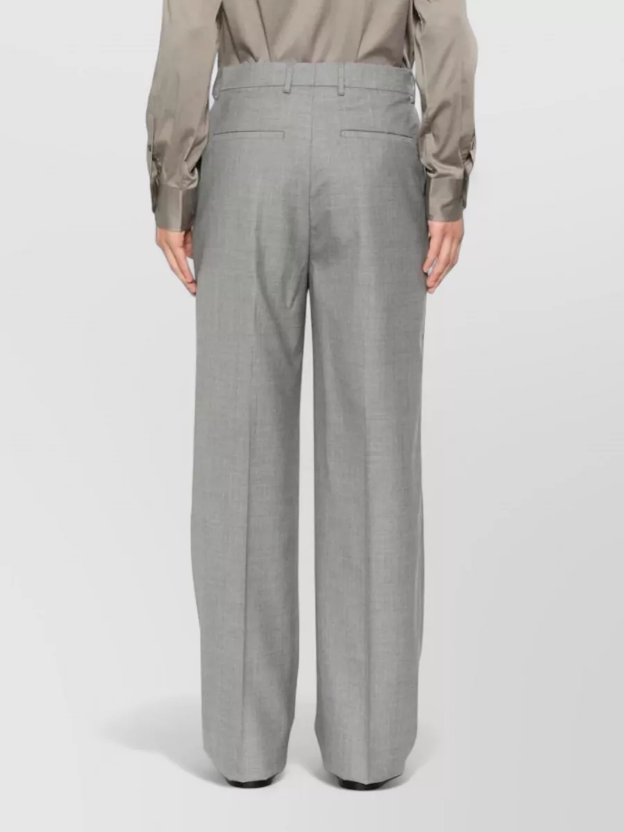 Lardini Pleated Wide-Leg Trousers