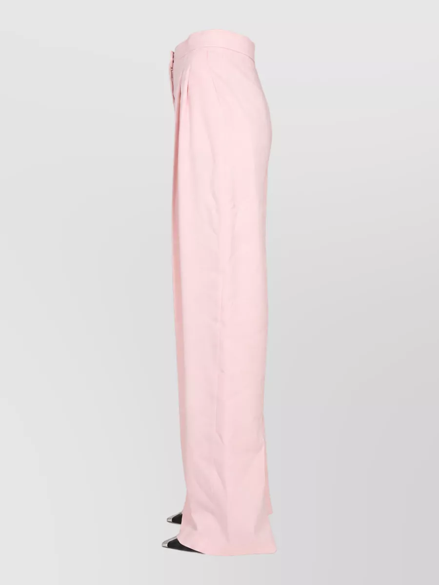 Alexander Mcqueen Wool Wide-Leg Trousers
