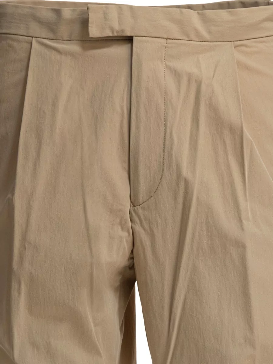 Beams Plus Travel Comfort Straight-Leg Trousers