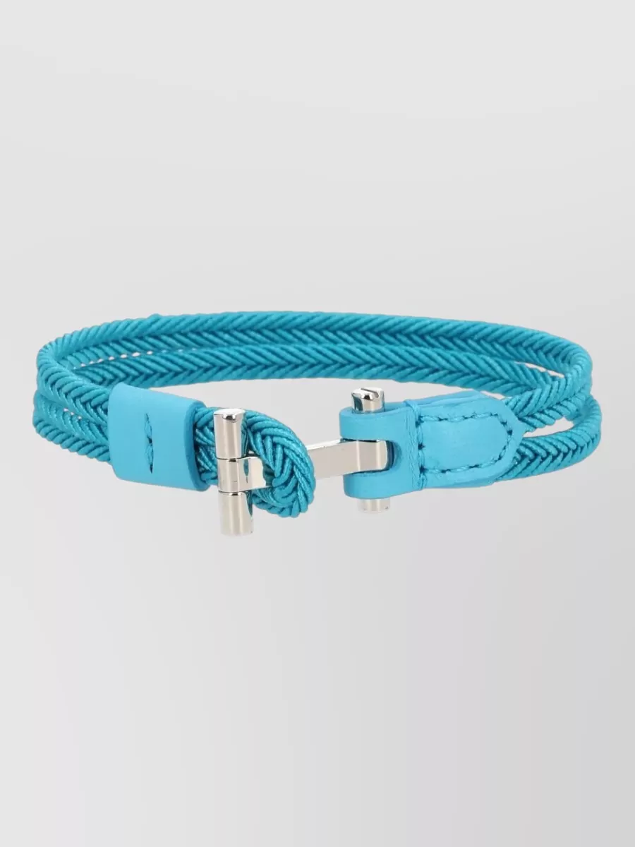 Tom Ford Braided Bracelet Metal Accents Design