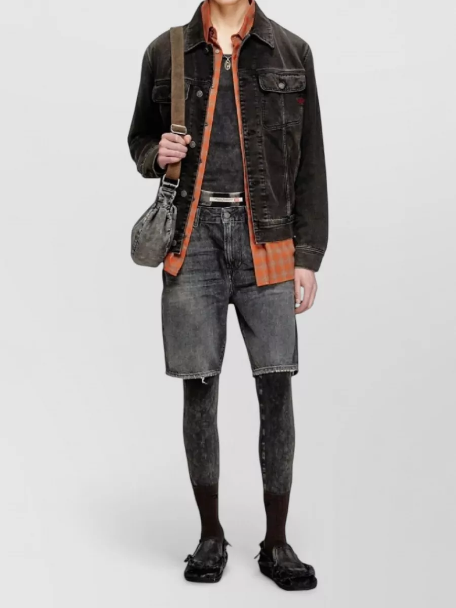 Diesel Cotton Denim Shorts