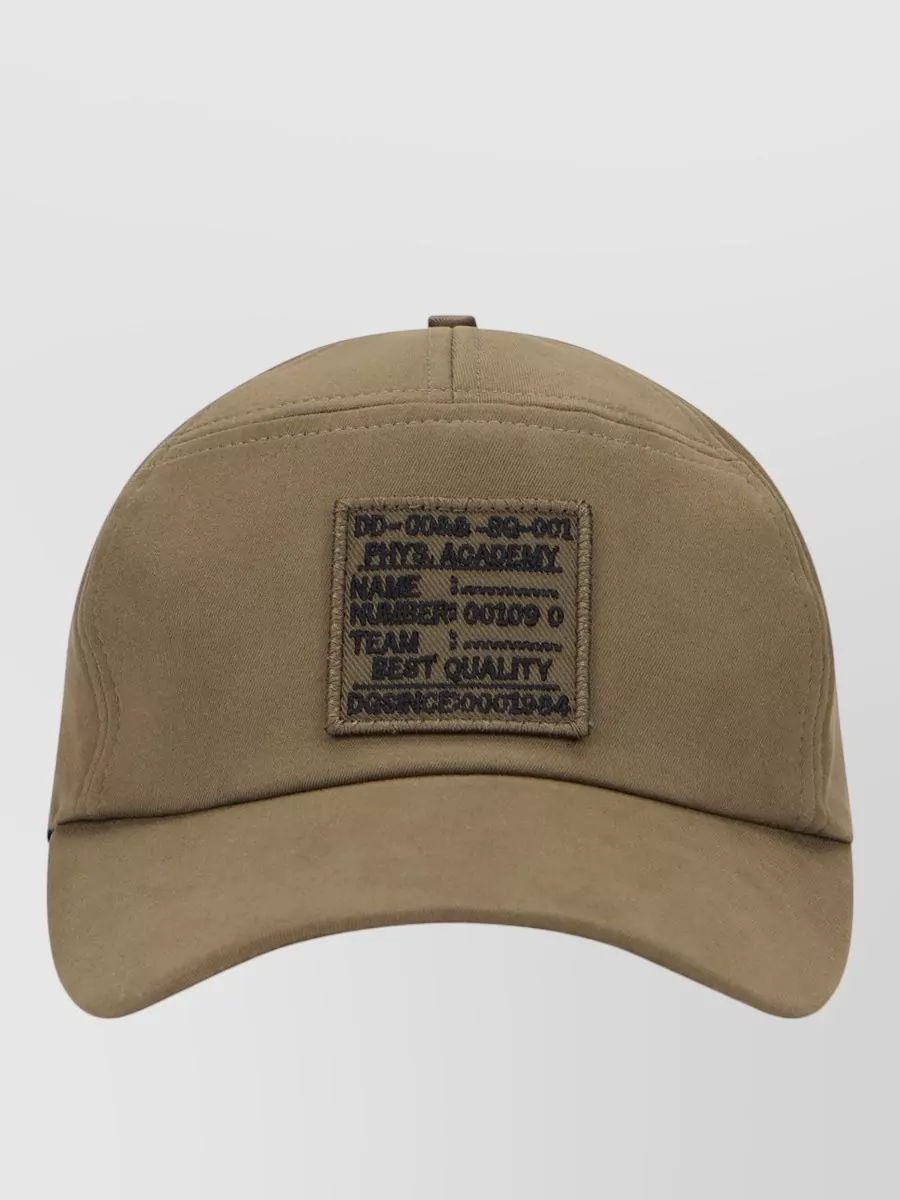 Dolce&Gabbana cotton embroidered cap