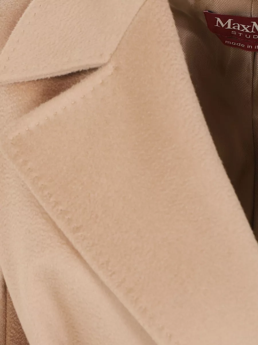 S Max Mara Virgin Wool Fitted Coat