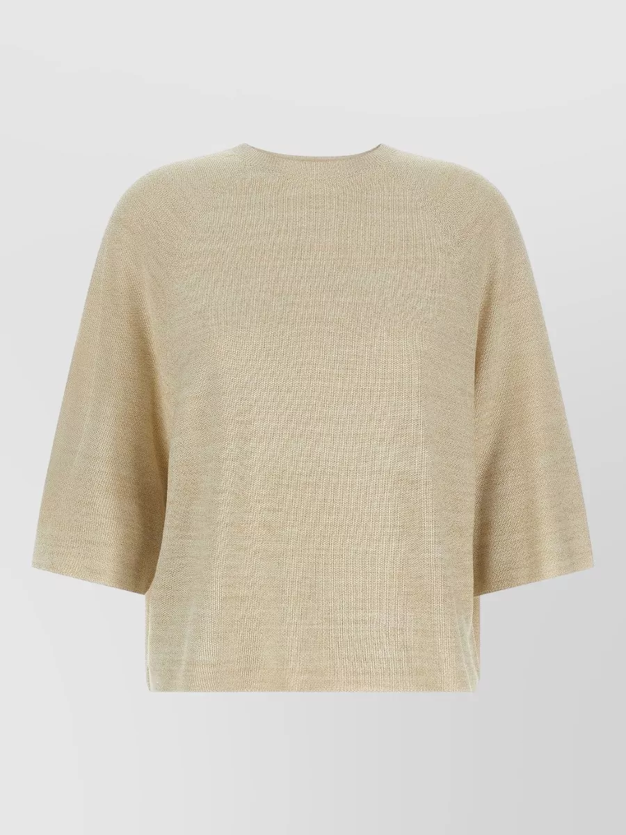 Fabiana Filippi Fine-Knit Short-Sleeve Jumper