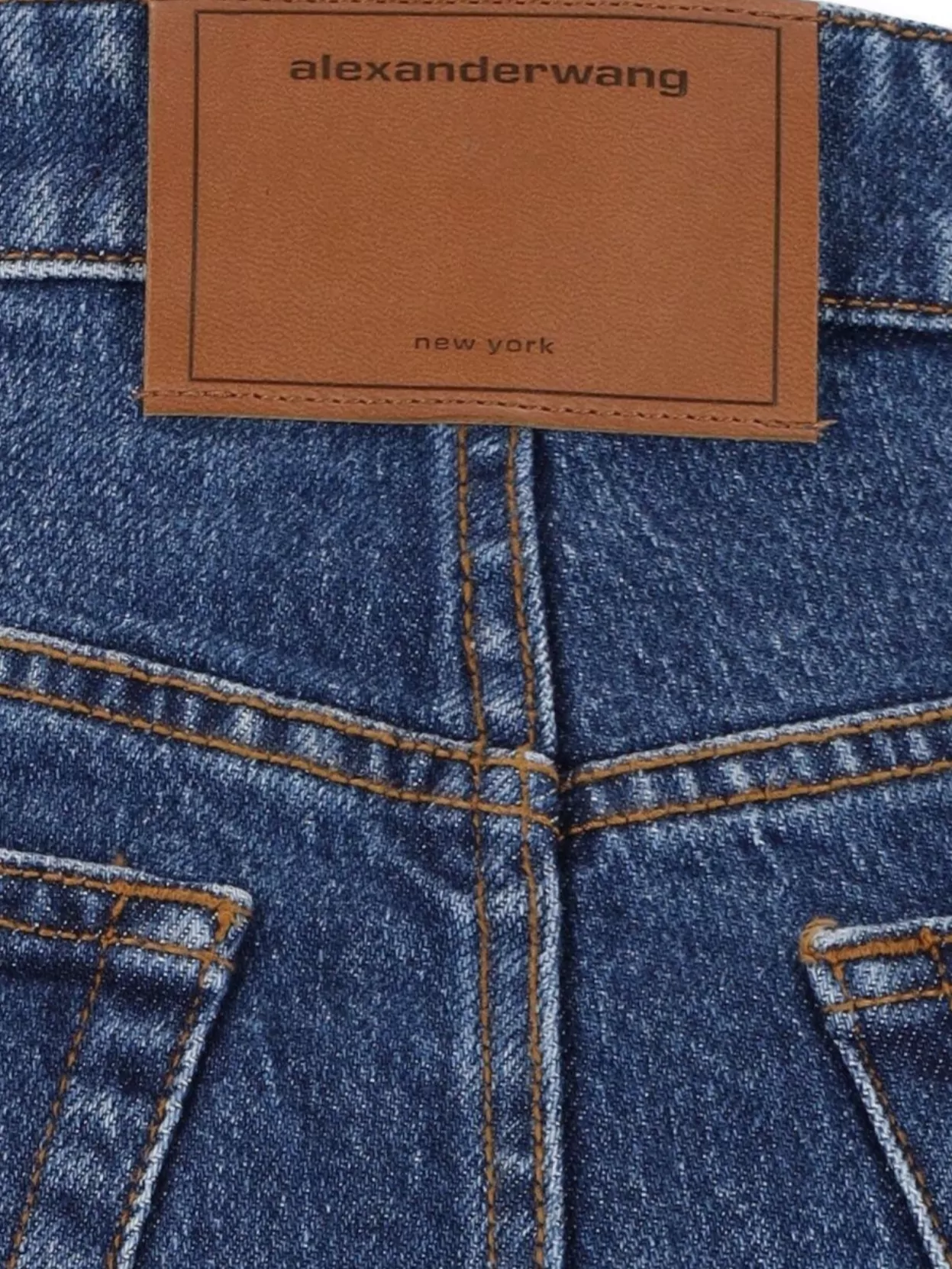 Alexander Wang Straight Trousers With Pockets And Loops