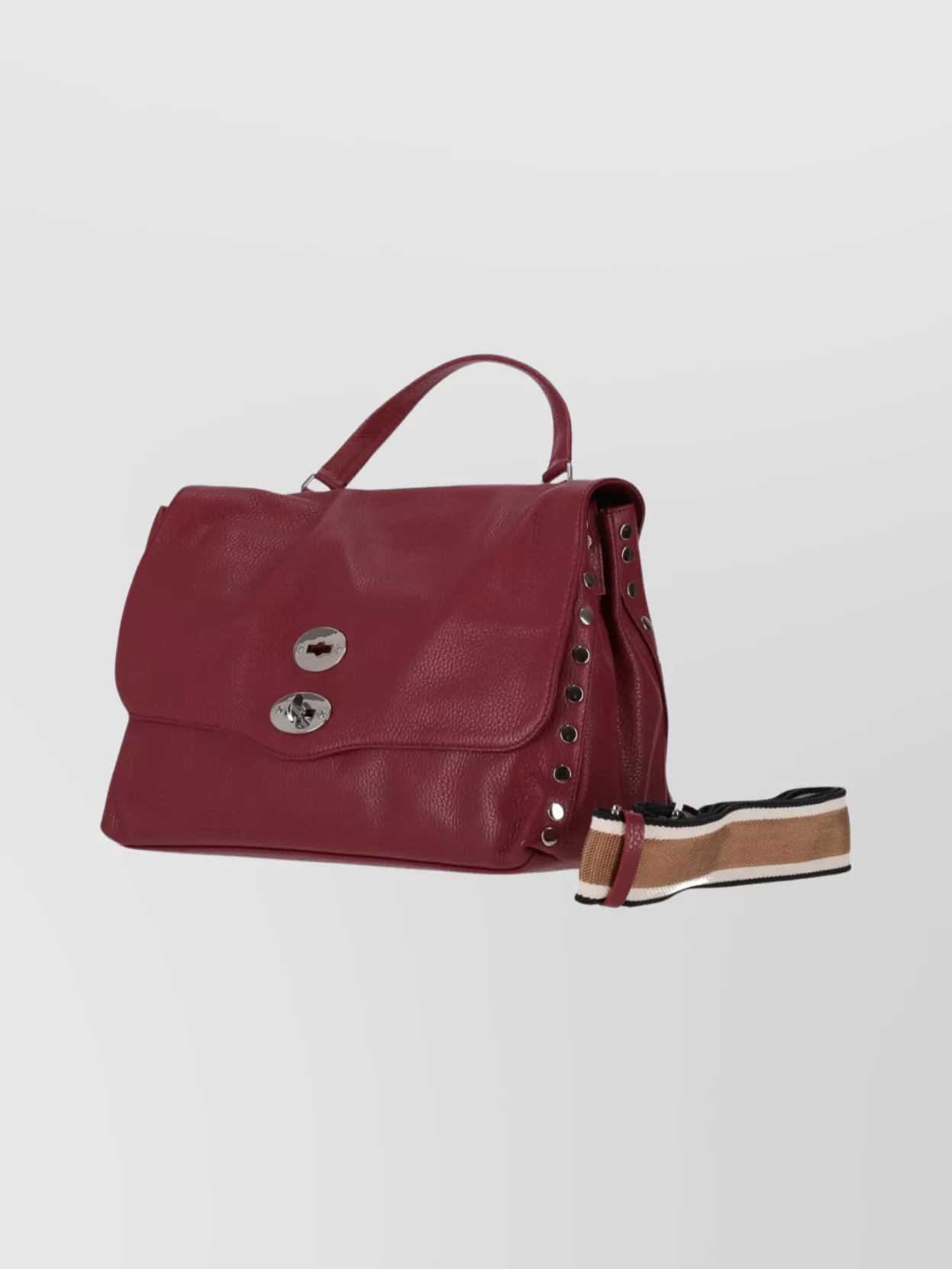 Zanellato Daily Shoulder Bag With Top Handle And Studs